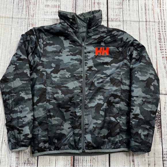 Helly Hansen Boys Insulated Puffer Jacket Size 12 (152) Reversible - Picture 9 of 9